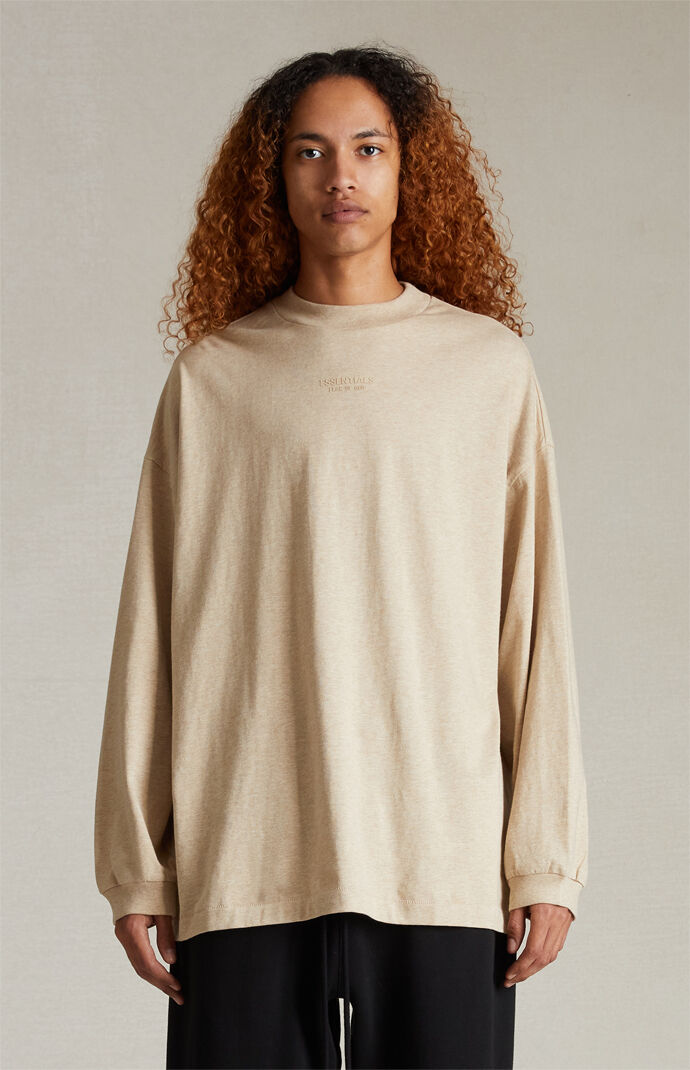 Fear of God Gold Heather Long Sleeve T-Shirt Fear of God Gold Heather Long Sleeve T-Shirt
