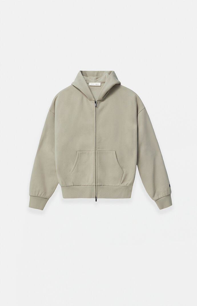 Fear of God Kids Abbey Stone Full Zip Fleece Hoodie