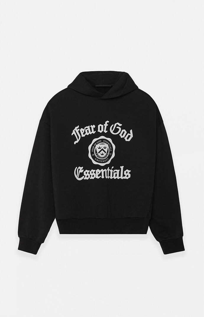 Fear of God Black Heavy Fleece Vintage Hoodie
