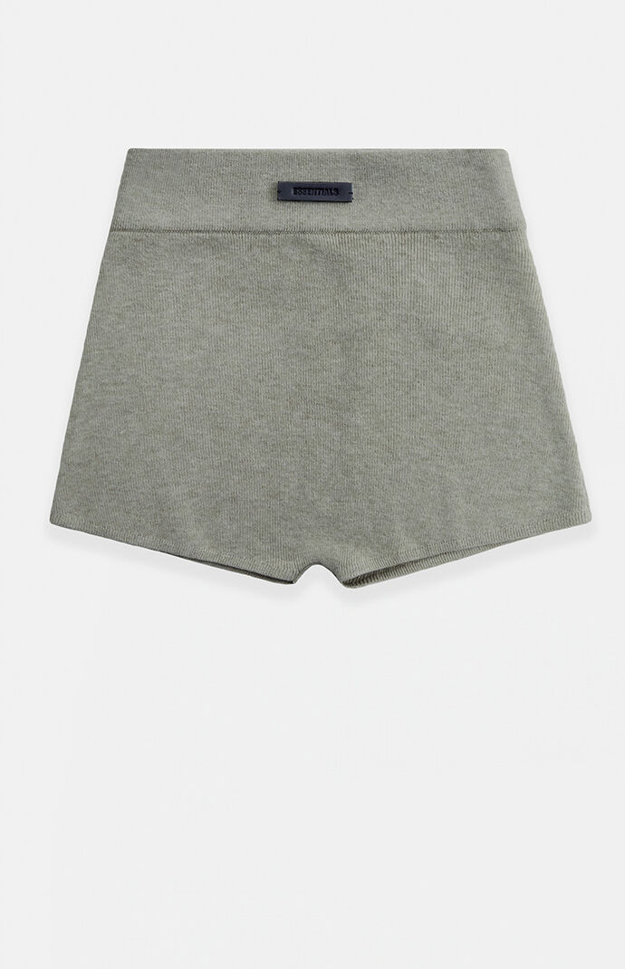 Fear of God Women's Concrete Heather Knit Boxer Shorts