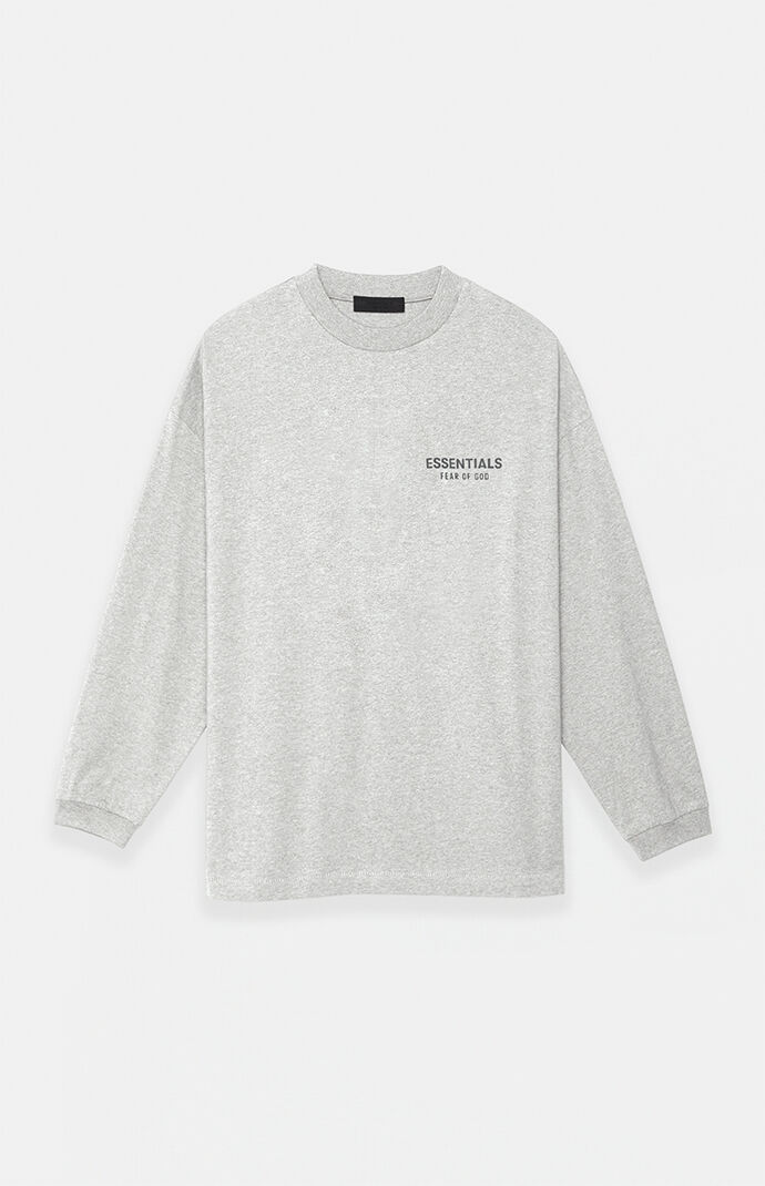 Fear of God Light Heather Grey Long Sleeve T-Shirt