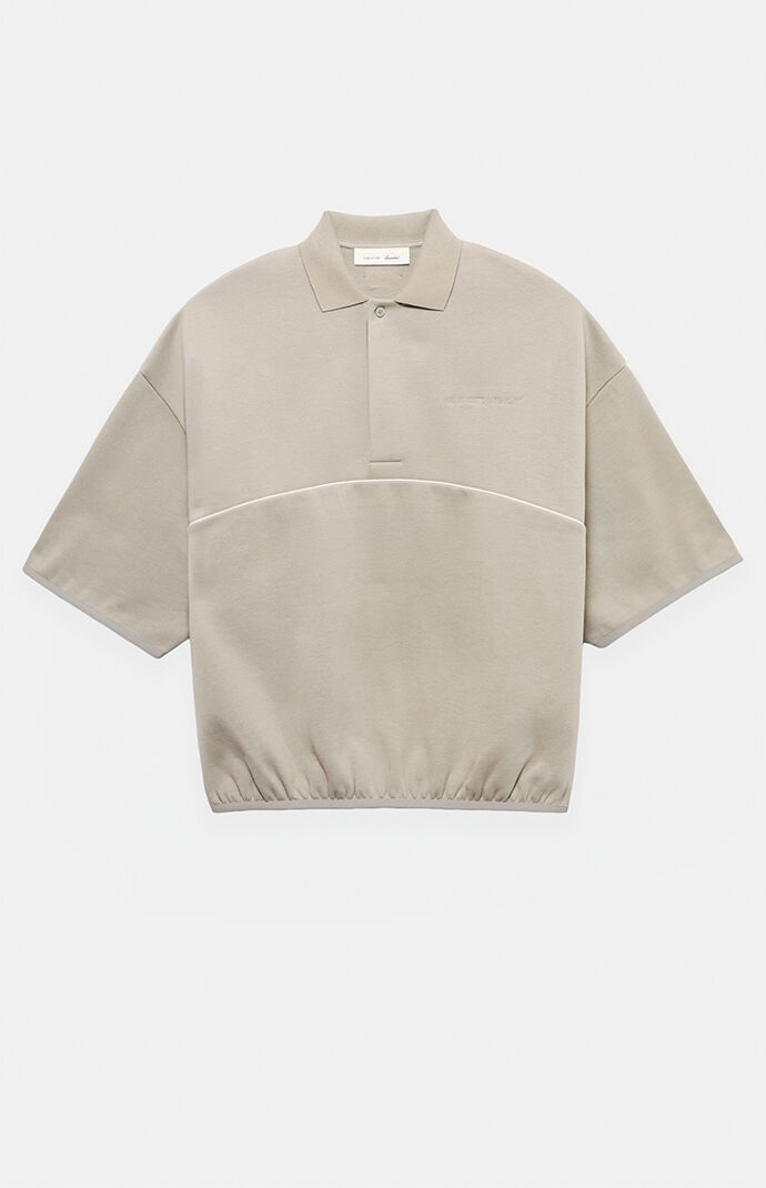 Fear of God Seal Active Trace 3/4 Sleeve Modern Polo Sweatshirt Fear of God Seal Active Trace 3/4 Sleeve Modern Polo Sweatshirt