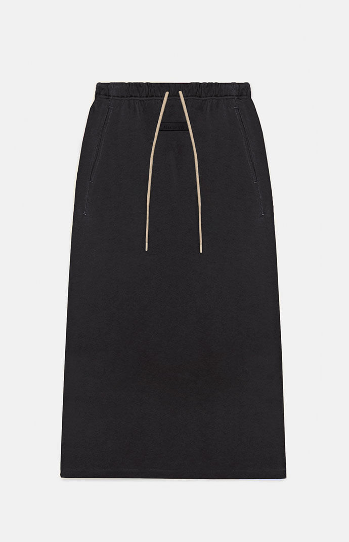 Fear of God Women's Jet Black Maxi Skirt