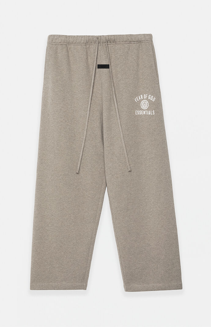 Fear of God Heather Grey University Fleece Relaxed Sweatpants