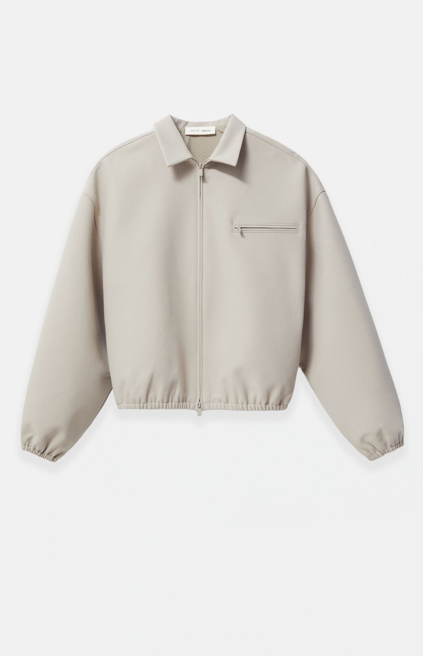 Fear of God Timber Bonded Canvas Zip Up Jacket