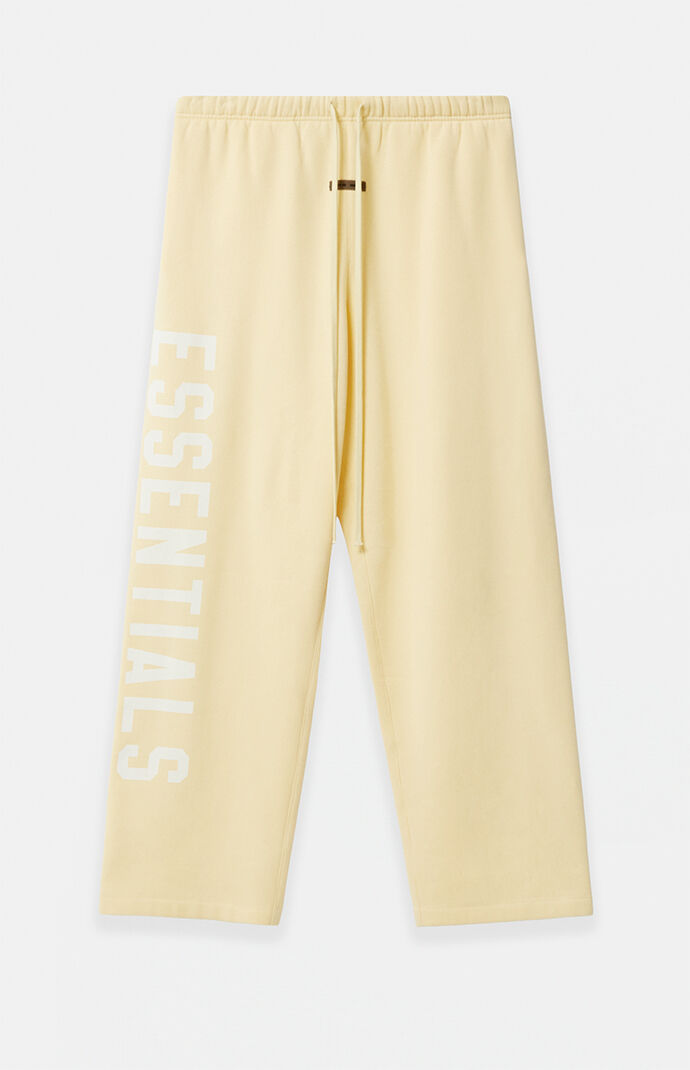 Fear of God Garden Yellow Lounge Fleece Baggy Sweatpants