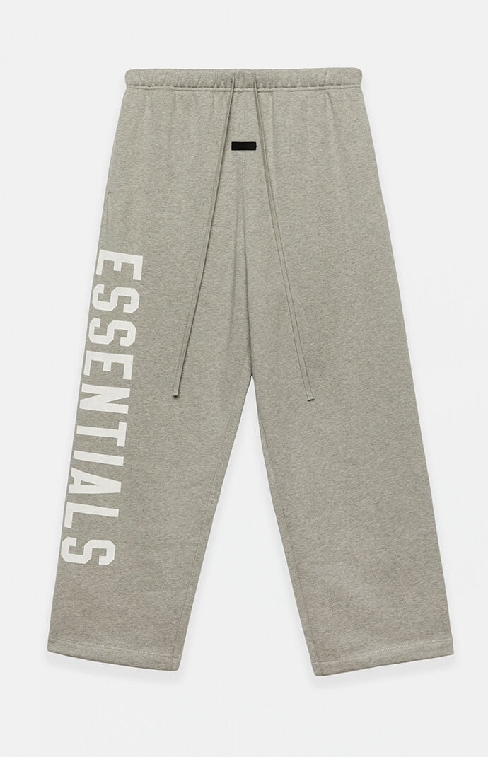 Fear of God Dark Heather Oatmeal Fleece Relaxed Sweatpants