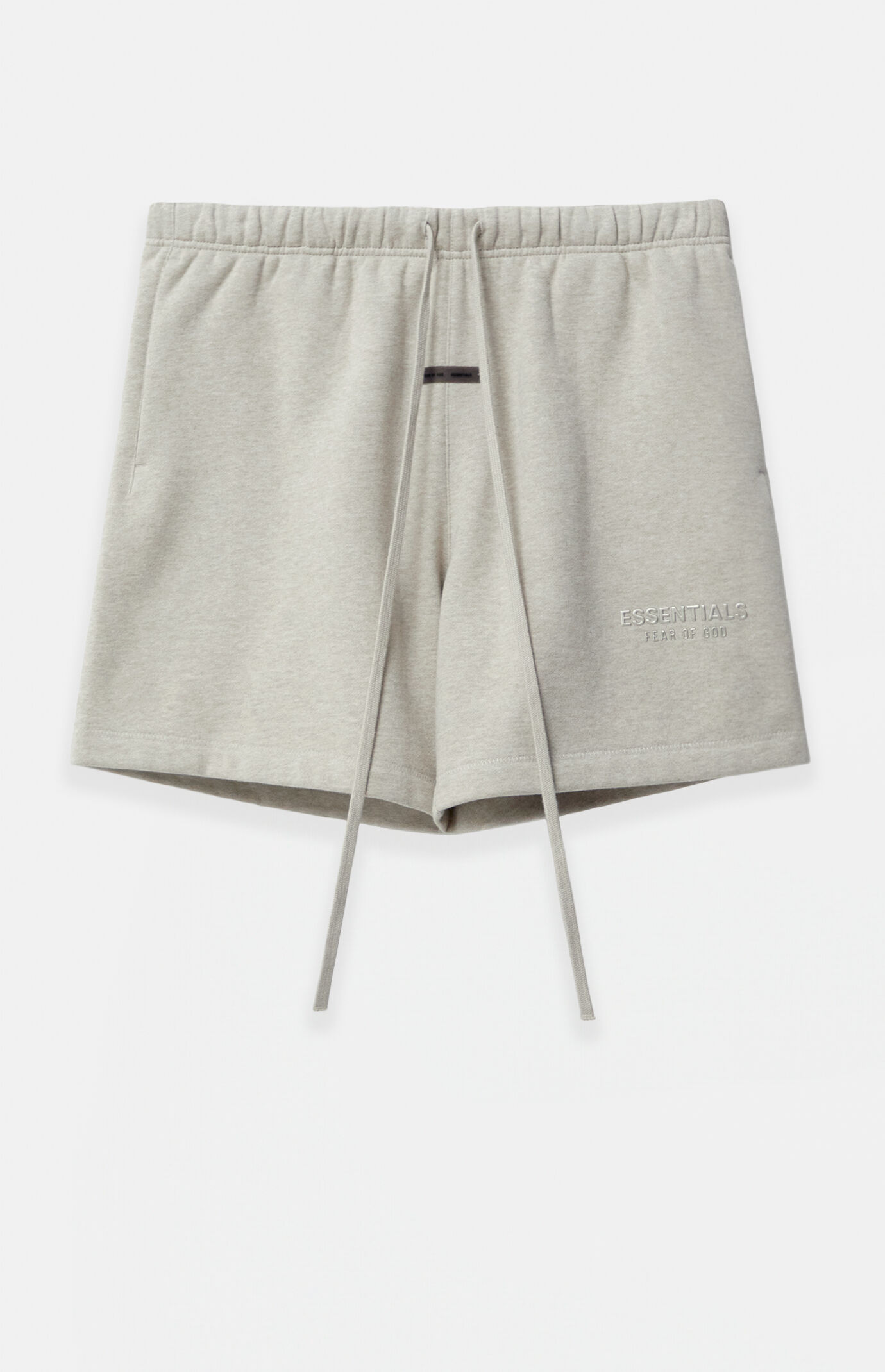 Fear of God Heather Stone Soccer Fleece Sweat Shorts