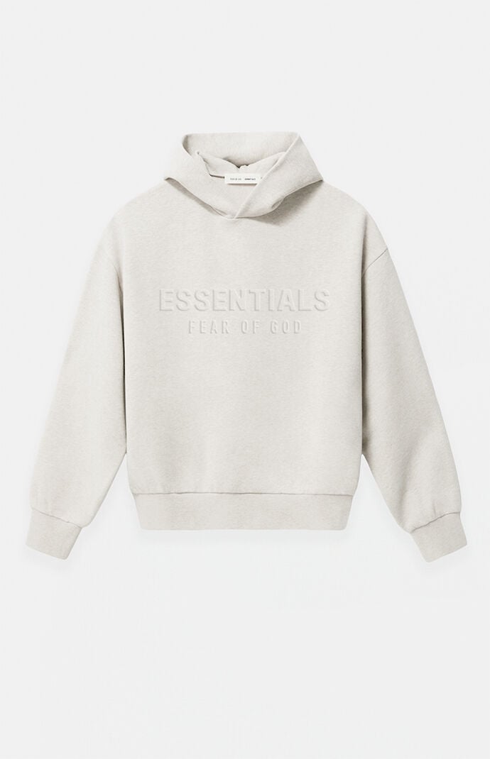 Fear of God Heather Oatmeal Embossed Classic Hoodie