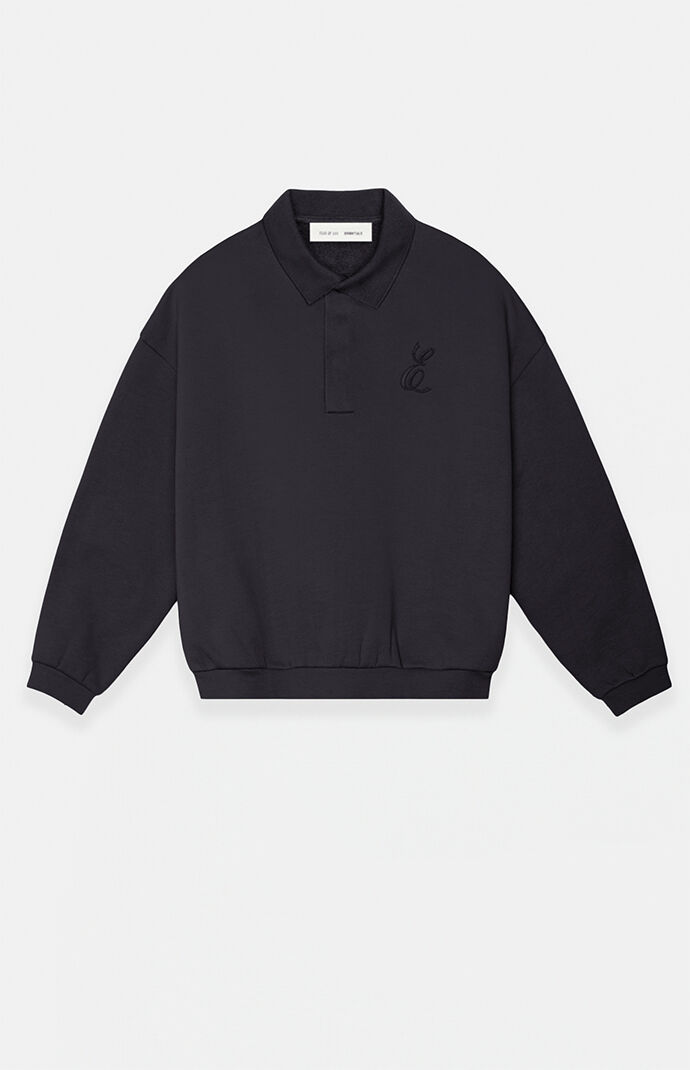 Fear of God Vintage Black Classic Polo Sweatshirt