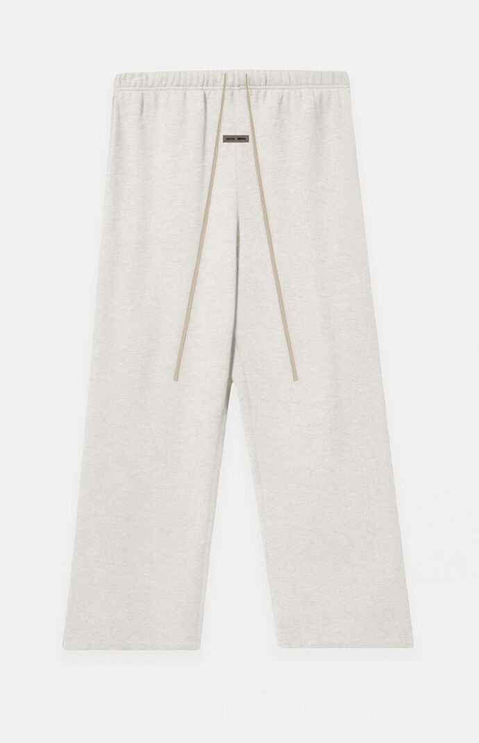 Fear of God Heather Oatmeal Fleece Flare Sweatpants