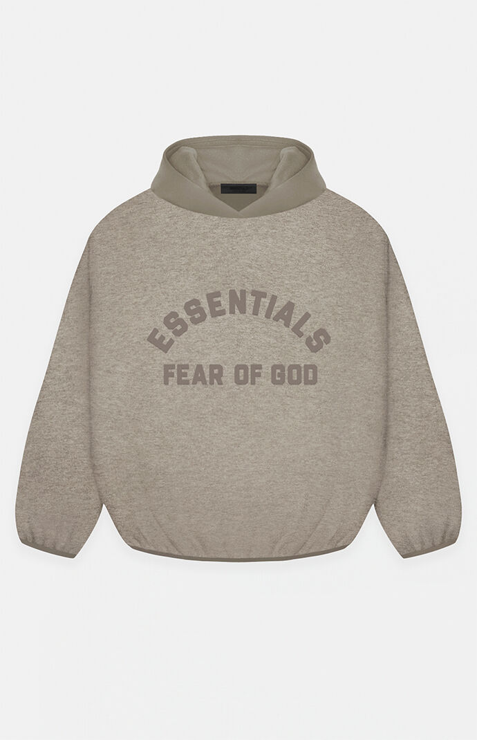 Fear of God Heather Grey Dust Nylon Fleece Hoodie