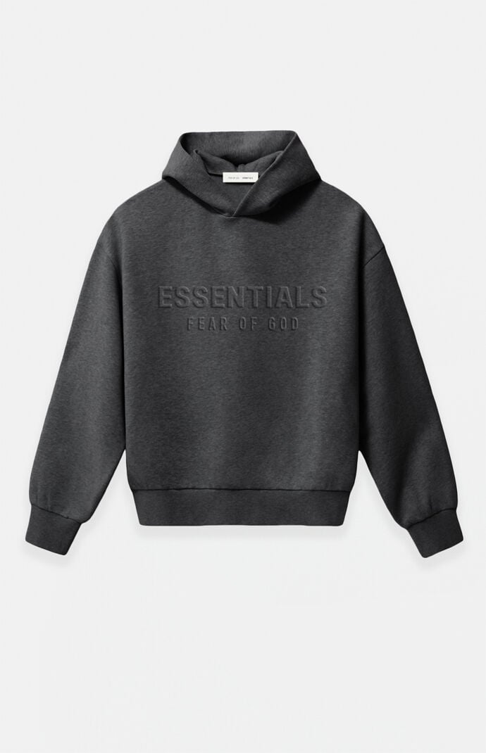 Fear of God Charcoal Heather Embossed Classic Hoodie