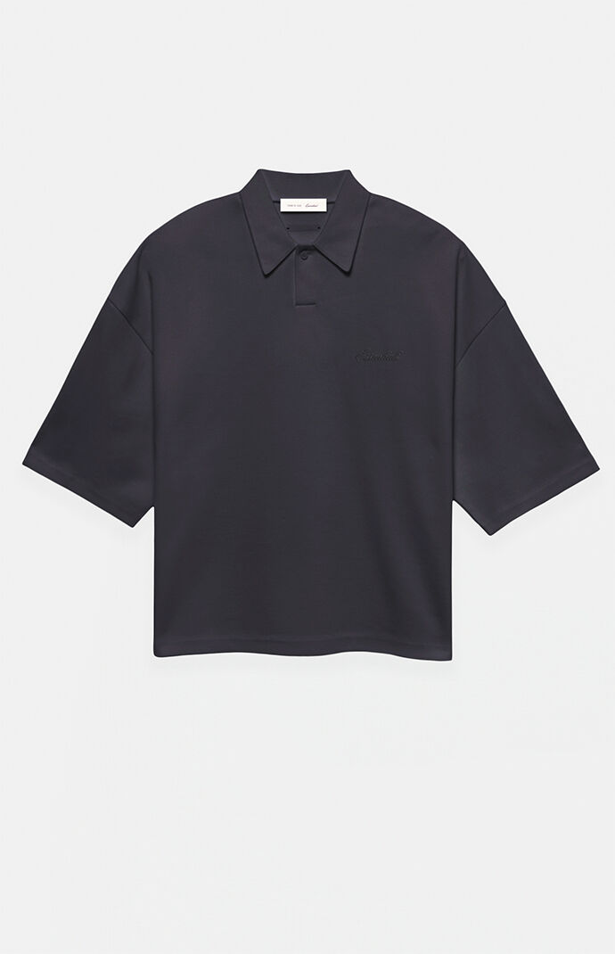 Fear of God Vintage Black Signature â90s Cropped Polo Shirt