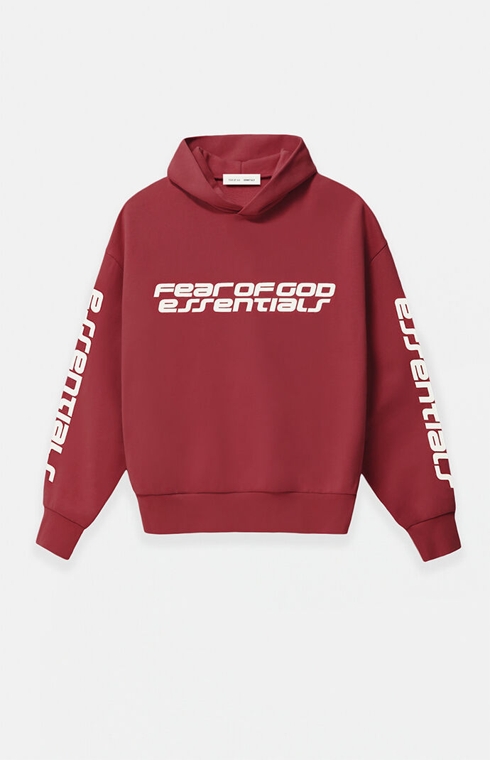 Fear of God Crimson Cropped Relaxed Hoodie