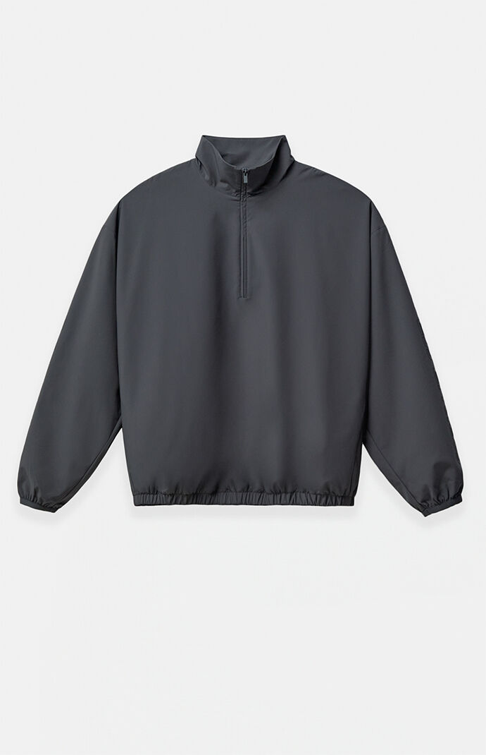Fear of God Iron Gray Half-Zip Track Jacket